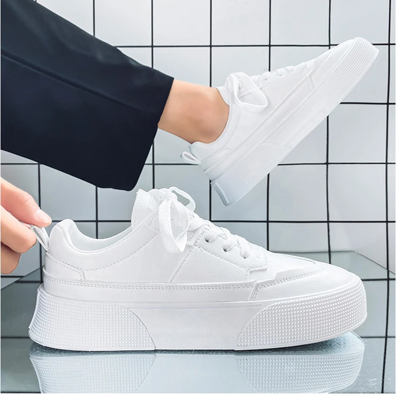 Men's Casual Shoes Fashion Men Non-slip Outdoor Sports Shoes Breathable Running Sneakers Mesh Masculino Lace-up Flat White Shoes
Men's Casual Shoes Fashion Men Non-slip Outdoor Sports Shoes Breathable Running Sneakers Mesh Masculino Lace-up Flat White Shoes