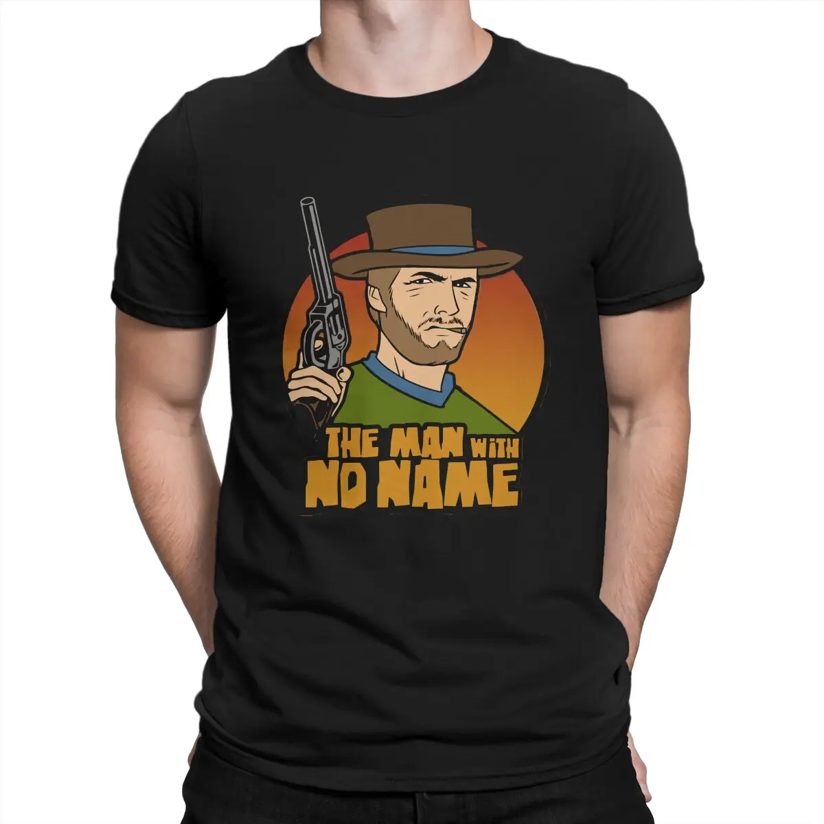 Men The Man with No Name Classic T Shirts The Good The Bad and The Ugly Film Cotton Tops Cool Short Sleeve O Neck Tees Birthday
Men The Man with No Name Classic T Shirts The Good The Bad and The Ugly Film Cotton Tops Cool Short Sleeve O Neck Tees Birthday
