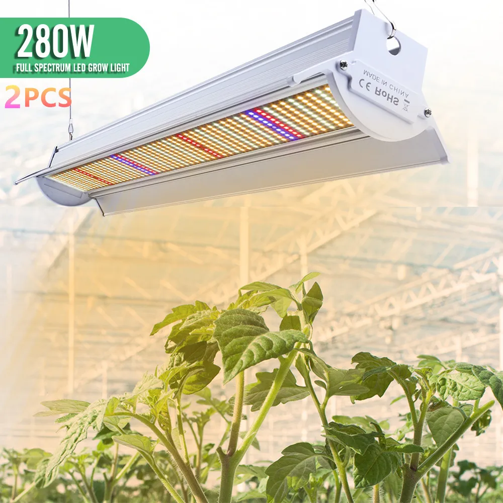 2pcs/Lot 280W Full Spectrum 560pcs Leds Grow Light for Vertical Farm Medical Plant Green House Small Garden
2pcs/Lot 280W Full Spectrum 560pcs Leds Grow Light for Vertical Farm Medical Plant Green House Small Garden