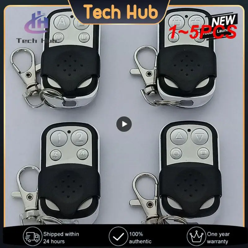 

1~5PCS 433MHz Remote Control 4CH Key Copy Duplicator for Car Key Electric Gate Garage Door Cloning for CAME Remotes