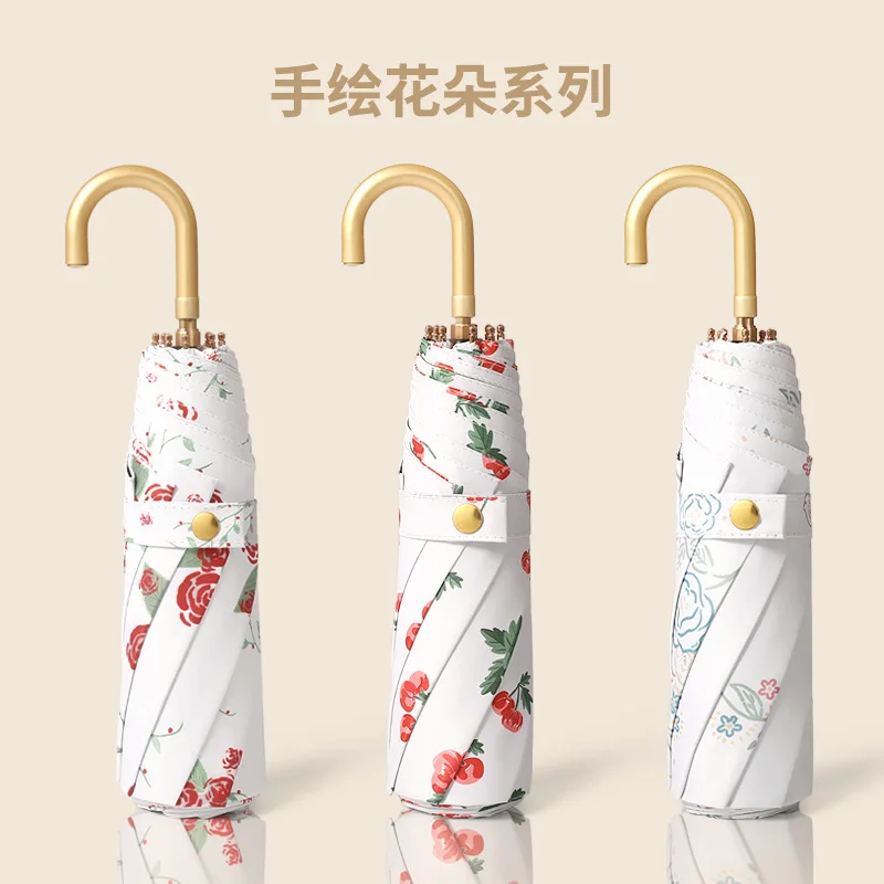 Luxury Double Sunscreen Umbrella Folding Retro Color Glue Summer Ladies Sunshade UV Protection Sun Umbrella Beach Umbrella
Luxury Double Sunscreen Umbrella Folding Retro Color Glue Summer Ladies Sunshade UV Protection Sun Umbrella Beach Umbrella