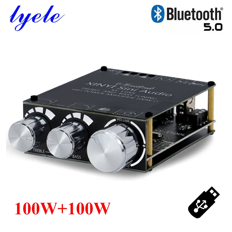 100w*2 2-channel Digital Power Amplifier High Power Stereo Amplifier Supports Aux U Disk Usb Input Bluetooth 5.0 Audio
100w*2 2-channel Digital Power Amplifier High Power Stereo Amplifier Supports Aux U Disk Usb Input Bluetooth 5.0 Audio
