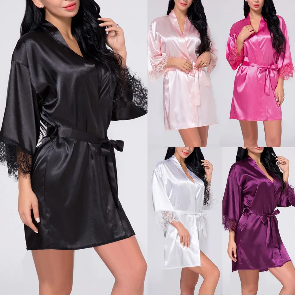 Women Sexy Lingerie Satin Robes Lace Nightdress Nightwear Sleepwear Kimono Sexy Lingerie Satin Robes Lace Nightdress Nightwear
Women Sexy Lingerie Satin Robes Lace Nightdress Nightwear Sleepwear Kimono Sexy Lingerie Satin Robes Lace Nightdress Nightwear