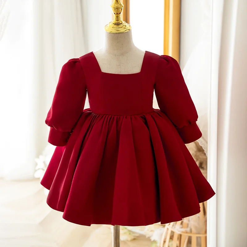 New Flower Girls Dresses Girl Clothes Kids Winter Long Sleeve Dress Elegant Princess Bowknot Dresses Elegant Princess Ball Gown
New Flower Girls Dresses Girl Clothes Kids Winter Long Sleeve Dress Elegant Princess Bowknot Dresses Elegant Princess Ball Gown