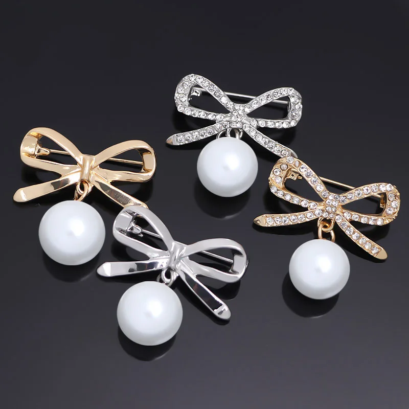 Fashion Pearl Protection Against Exposure Brooch Bow Scarf Clip hijab Pins For Women Luxury Rhinestone For clothes Badges
Fashion Pearl Protection Against Exposure Brooch Bow Scarf Clip hijab Pins For Women Luxury Rhinestone For clothes Badges