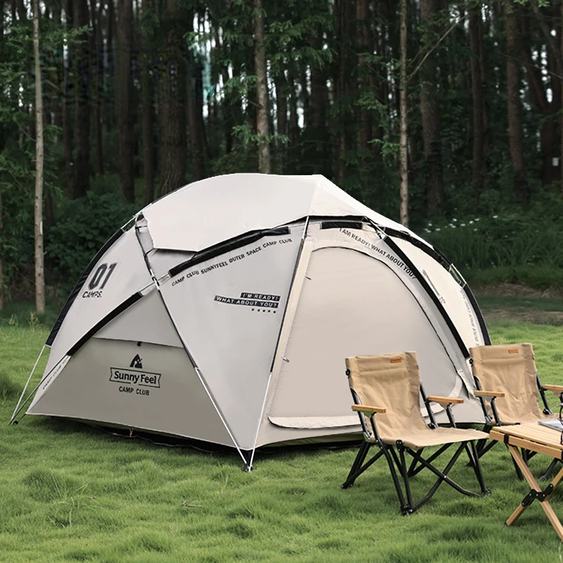 Aluminum Pole Camping Round Rain Proof Sunscreen Tent Hemispherical Tent Outdoor Camping Light Oxford Cloth Blackout
Aluminum Pole Camping Round Rain Proof Sunscreen Tent Hemispherical Tent Outdoor Camping Light Oxford Cloth Blackout