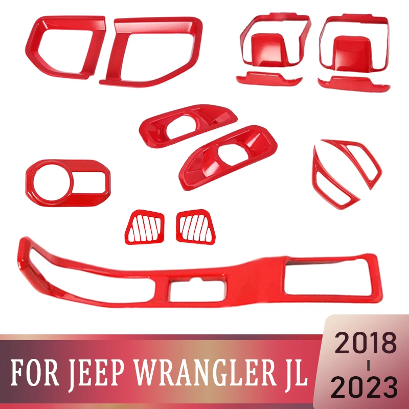 Красная Автомобильная наклейка для Jeep Wrangler JL 2018-2023, отделочные детали, рамка, полоса, украшение, крышка, аксессуары 
Красная Автомобильная наклейка для Jeep Wrangler JL 2018-2023, отделочные детали, рамка, полоса, украшение, крышка, аксессуары