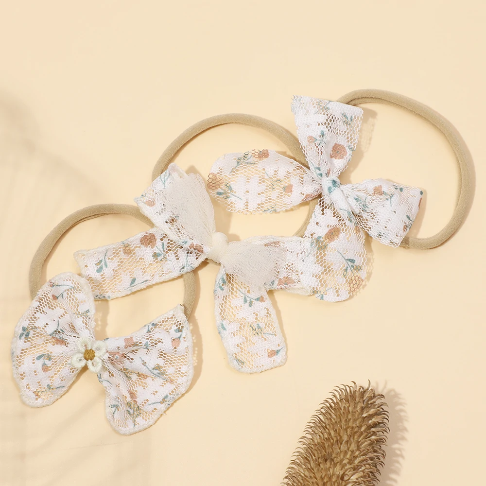 3pc Floral Prints Bow Nylon Headband Baby Girls Lace Hair Bow Nylon Headbands Children Kid Bow Elastic Hairband Hair Accessories
3pc Floral Prints Bow Nylon Headband Baby Girls Lace Hair Bow Nylon Headbands Children Kid Bow Elastic Hairband Hair Accessories