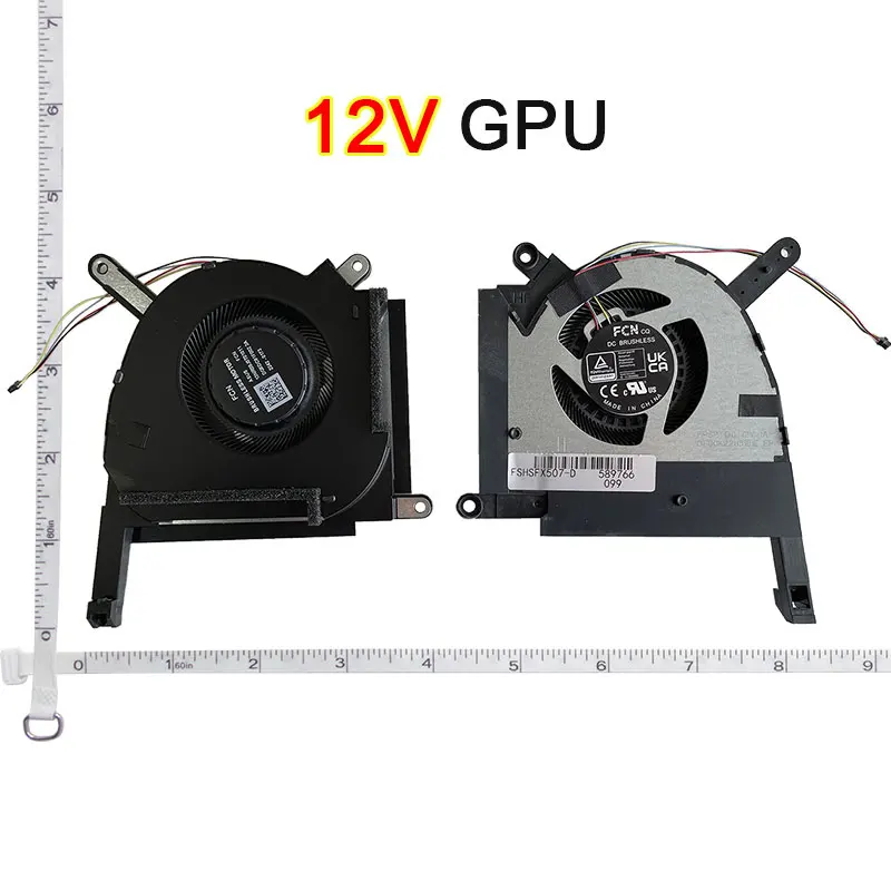 New Laptop CPU GPU Cooling Fan For ASUS F15 FX507Z FX707ZR FA507R FA507XI FA507VV FA507ZV FA707 FA707R FA707X FA707V FA707Z New Laptop CPU GPU Cooling Fan For ASUS F15 FX507Z FX707ZR FA507R FA507XI FA507VV FA507ZV FA707 FA707R FA707X FA707V FA707Z