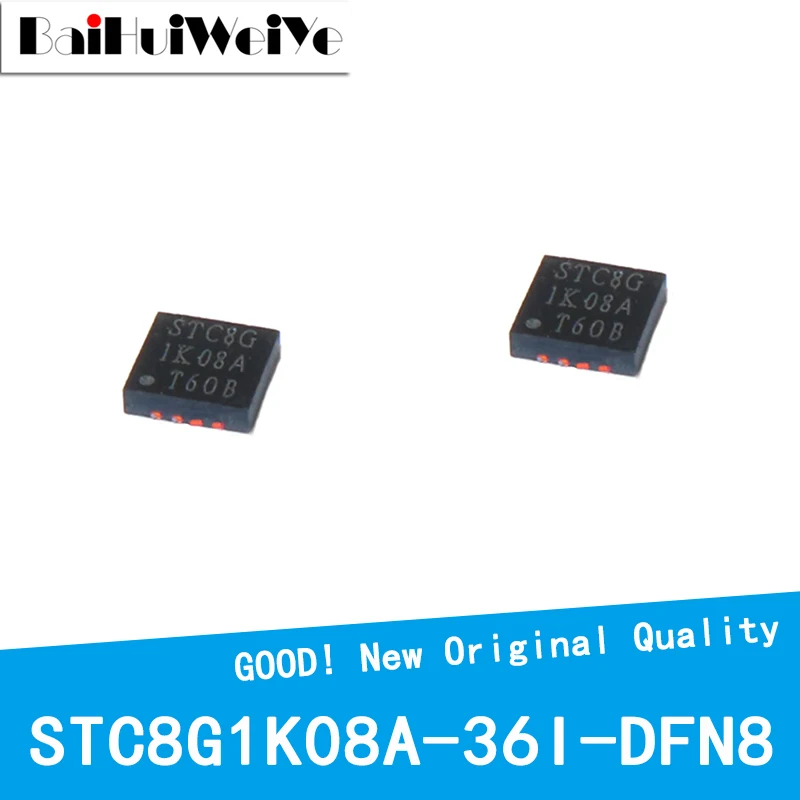 10PCS/LOT STC8G1K08A STC8G1K08A-36I-DFN8 STC8G1K08A-36I Single-Chip Microcomputer DFN8 New Good Quality Chipset
10PCS/LOT STC8G1K08A STC8G1K08A-36I-DFN8 STC8G1K08A-36I Single-Chip Microcomputer DFN8 New Good Quality Chipset