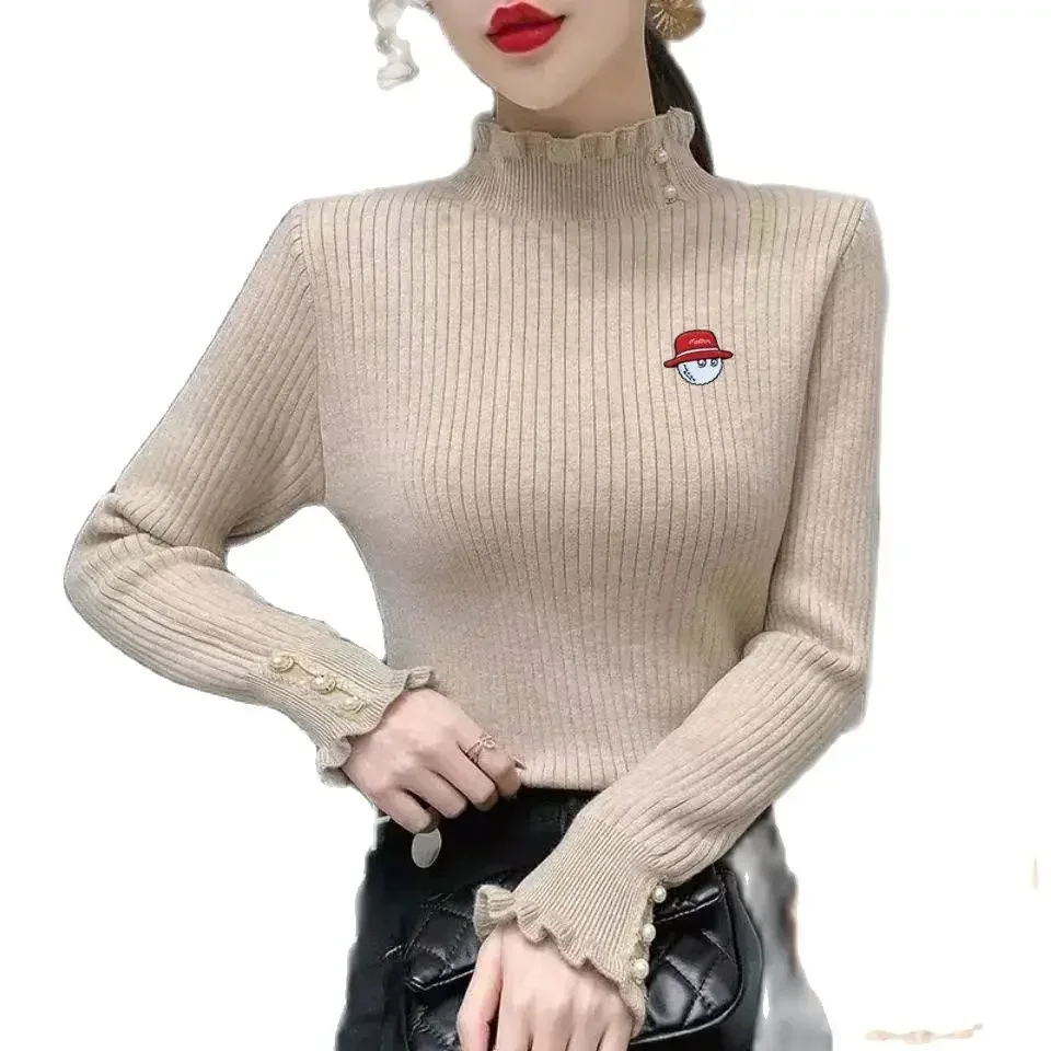 2023 Golf Knit Winter Women's Golf Wear Golf Sweater Women's Golf Clothes Luxury Brand One Piece Plush Thickened Bottom Shir
2023 Golf Knit Winter Women's Golf Wear Golf Sweater Women's Golf Clothes Luxury Brand One Piece Plush Thickened Bottom Shir
