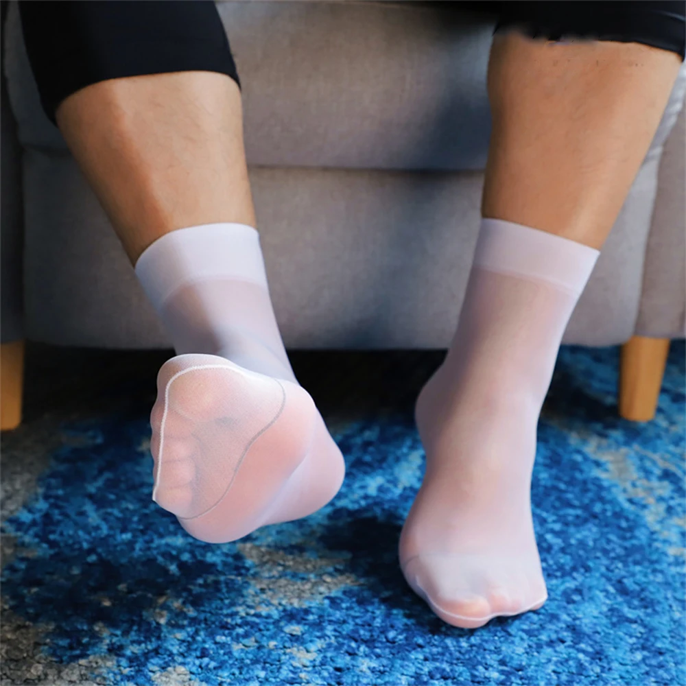 Men Socks Short Elastic Ultra-Thin Silky Silk Stockings Business Dress Stockings Sheer Tube Socks Erotic Formal Wear Transparent
Men Socks Short Elastic Ultra-Thin Silky Silk Stockings Business Dress Stockings Sheer Tube Socks Erotic Formal Wear Transparent