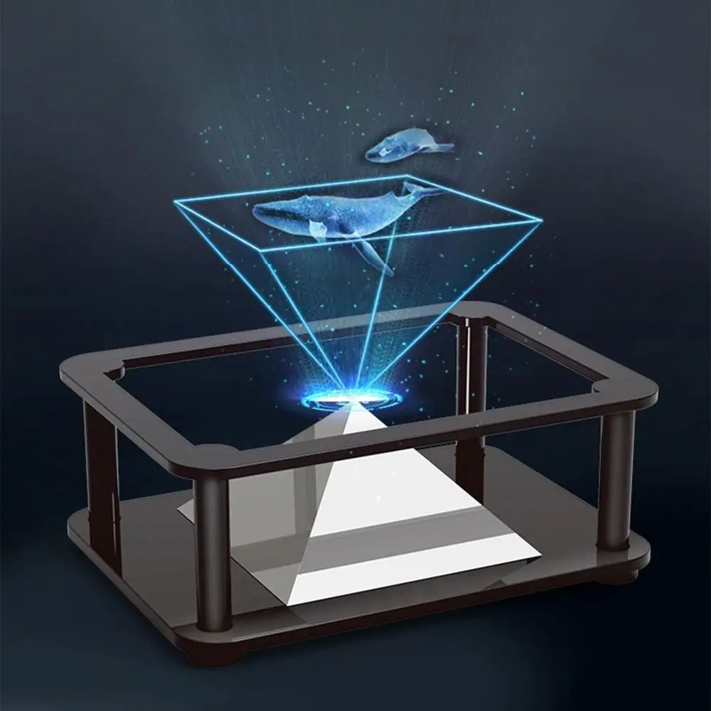 

Experiment Pyramid Display Stands Children's Educational Toy STEAM Toys Smartphone Hologram Projector 3D Holographic Projection