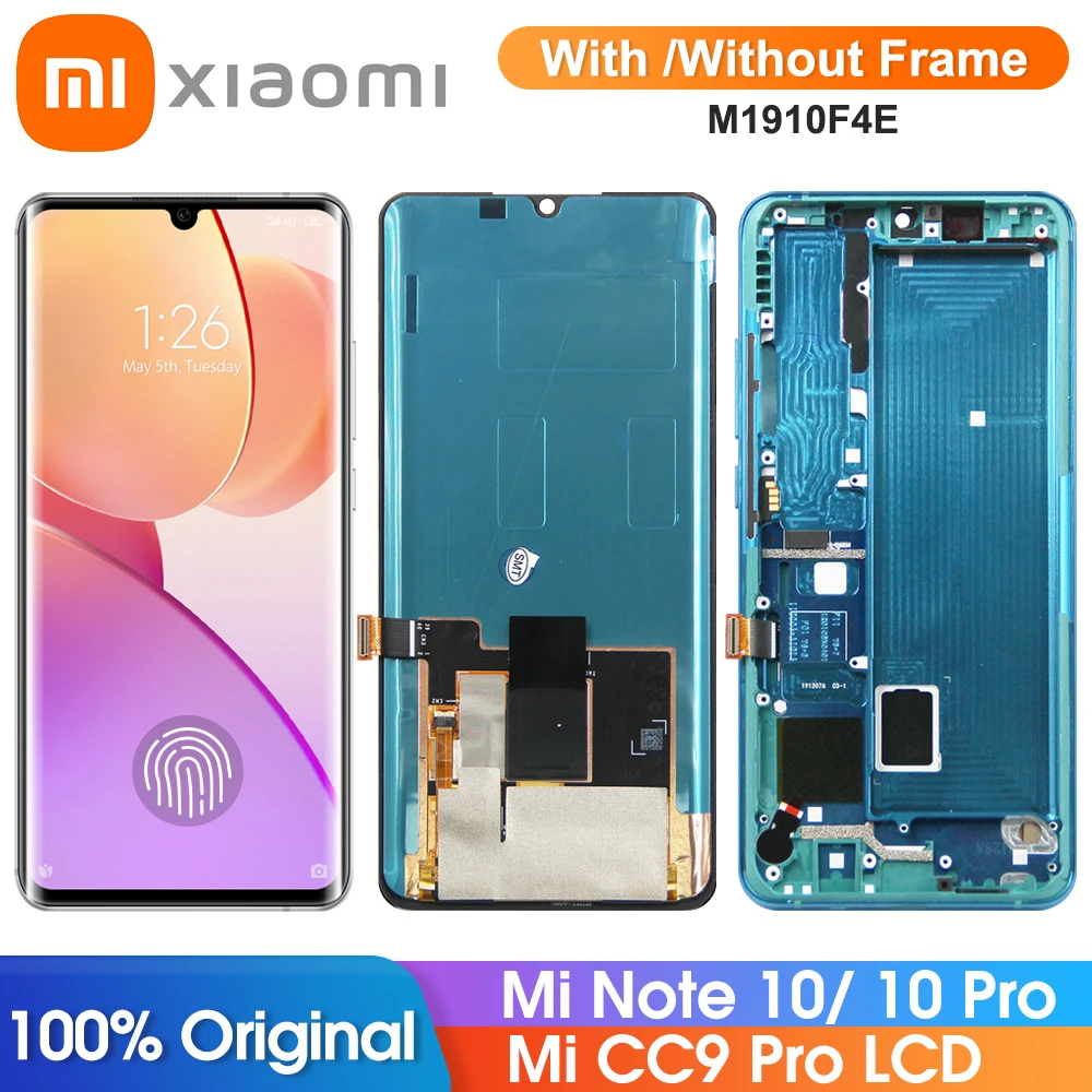 6.47" Original CC9 Pro M1910F4E Display, For Xiaomi Mi Note 10/ Note 10 Pro LCD Display Touch Screen Digitizer With Frame Panel
6.47" Original CC9 Pro M1910F4E Display, For Xiaomi Mi Note 10/ Note 10 Pro LCD Display Touch Screen Digitizer With Frame Panel