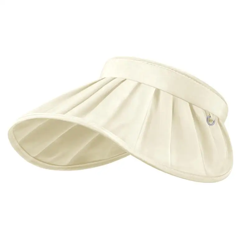 Sun Visor Hats Summer Sun Visor Hepburn Style Sun Hat French Pleated Beach Visors Sun Protection Safari Caps For Gardening
Sun Visor Hats Summer Sun Visor Hepburn Style Sun Hat French Pleated Beach Visors Sun Protection Safari Caps For Gardening