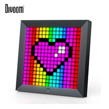 Divoom Pixoo Digital Photo Frame Alarm Clock with Pixel Art Programmable LED Display, Neon Light Sign Decor, New Year Gift 2021 Divoom Pixoo Digital Photo Frame Alarm Clock with Pixel Art Programmable LED Display, Neon Light Sign Decor, New Year Gift 2021