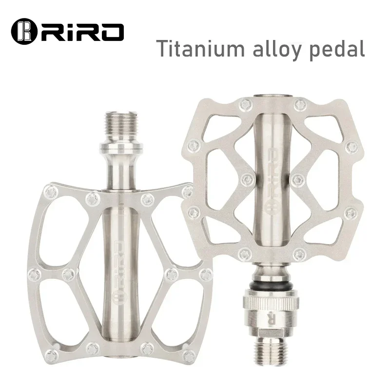 RIRO Bicycle Titanium Alloy Pedal Quick Release Pedal Lightweight Road Bike Pedal for Bromton Folding Bike Accessories
RIRO Bicycle Titanium Alloy Pedal Quick Release Pedal Lightweight Road Bike Pedal for Bromton Folding Bike Accessories
