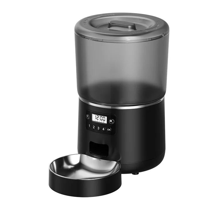 Dropshipping Black 4L 304 Stainless Steel Pet Automatic Cat Feeder Timed Dog Feeder Pet Food Dispenser
Dropshipping Black 4L 304 Stainless Steel Pet Automatic Cat Feeder Timed Dog Feeder Pet Food Dispenser