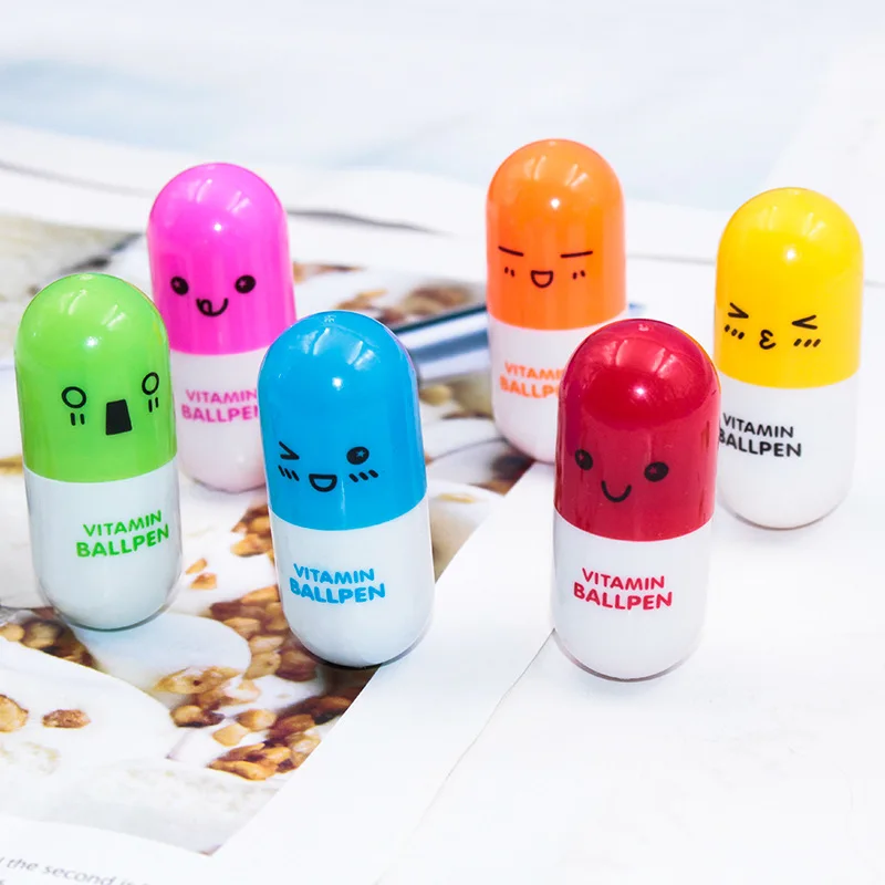 2Pcs Creative Children's Pill Ballpoint Pen Cartoon Cute Pill Pen Students Drawing Retractable Pen Capsule Pen Kids Drawing Toys
2Pcs Creative Children's Pill Ballpoint Pen Cartoon Cute Pill Pen Students Drawing Retractable Pen Capsule Pen Kids Drawing Toys