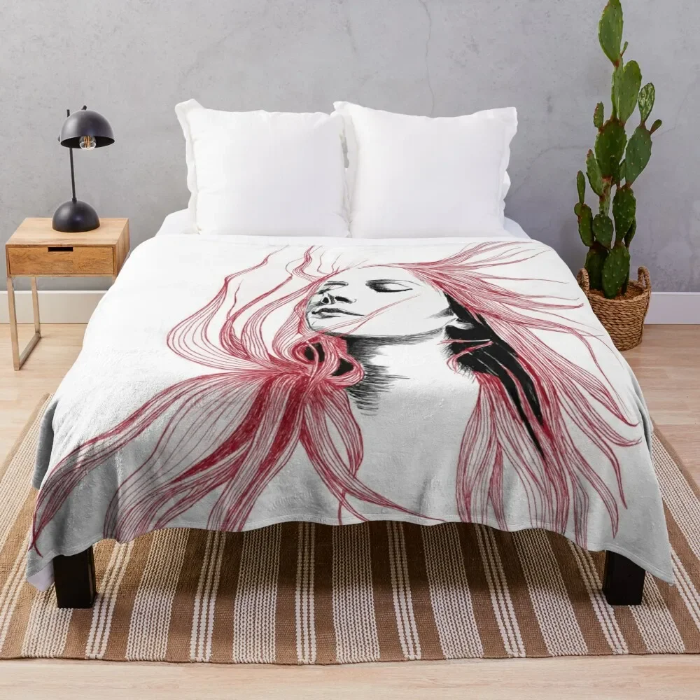 Red girl Throw Blanket Summer Thins Sofa Custom Blankets
Red girl Throw Blanket Summer Thins Sofa Custom Blankets