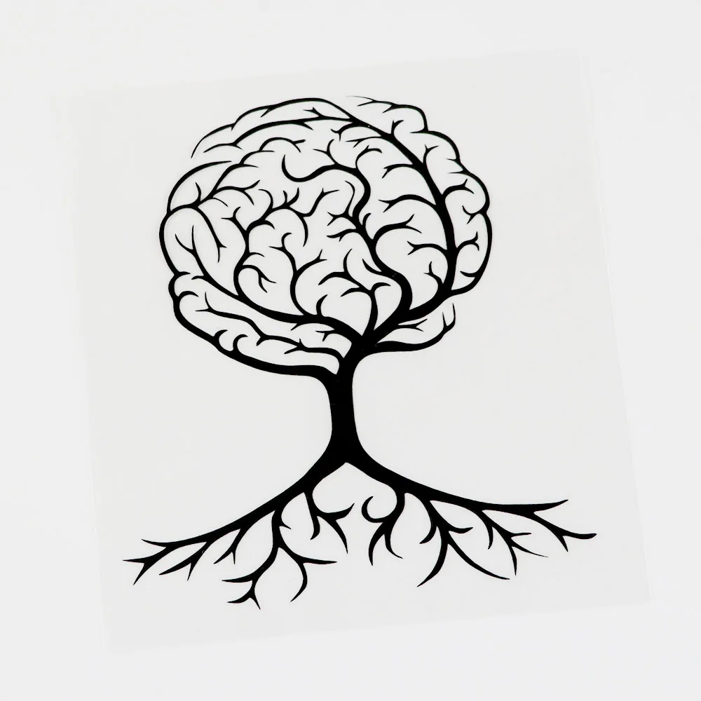 Fashion Plant Tree Brain Graphics Car Sticker Decal Black/Silver Vinyl 13CM×14.4CM
Fashion Plant Tree Brain Graphics Car Sticker Decal Black/Silver Vinyl 13CM×14.4CM