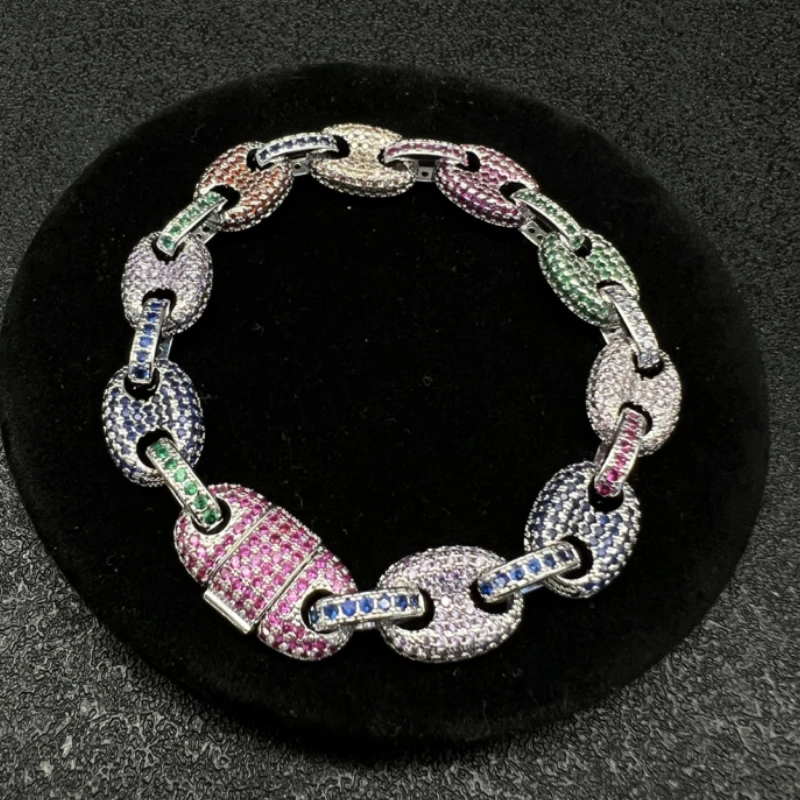 Wholesale Ltems DIY Pendant Pink Bracelets Gold Silver Colour Jewelry For Men Women Fashion Zircon Bangle
Wholesale Ltems DIY Pendant Pink Bracelets Gold Silver Colour Jewelry For Men Women Fashion Zircon Bangle