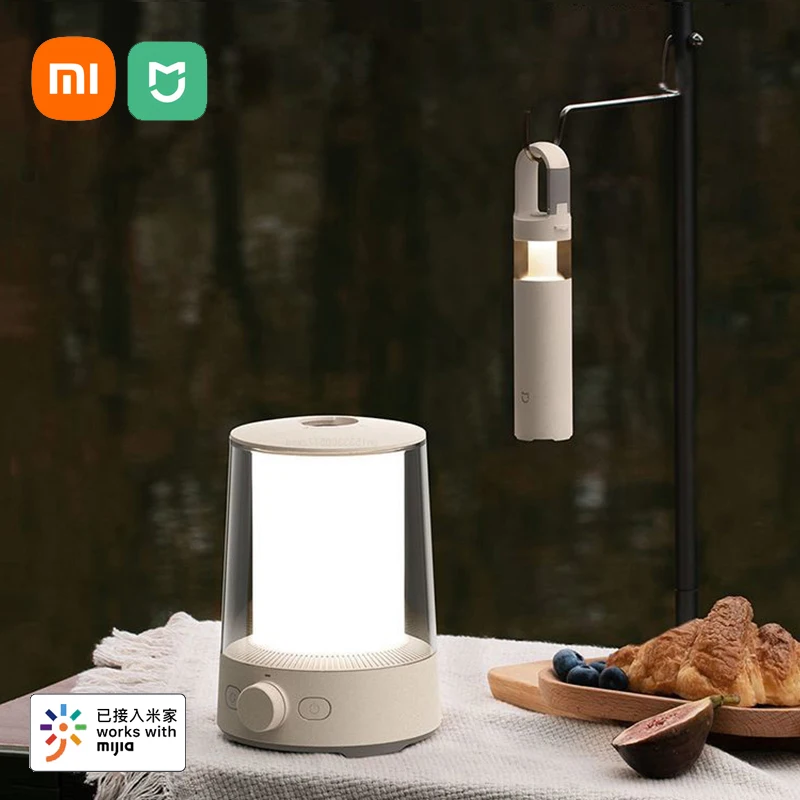 

Xiaomi Mijia Smart Camping Light Outdoor Tent Emergency Light Rechargeable Hanging Flashlight Camping Lighting Atmosphere Lamp