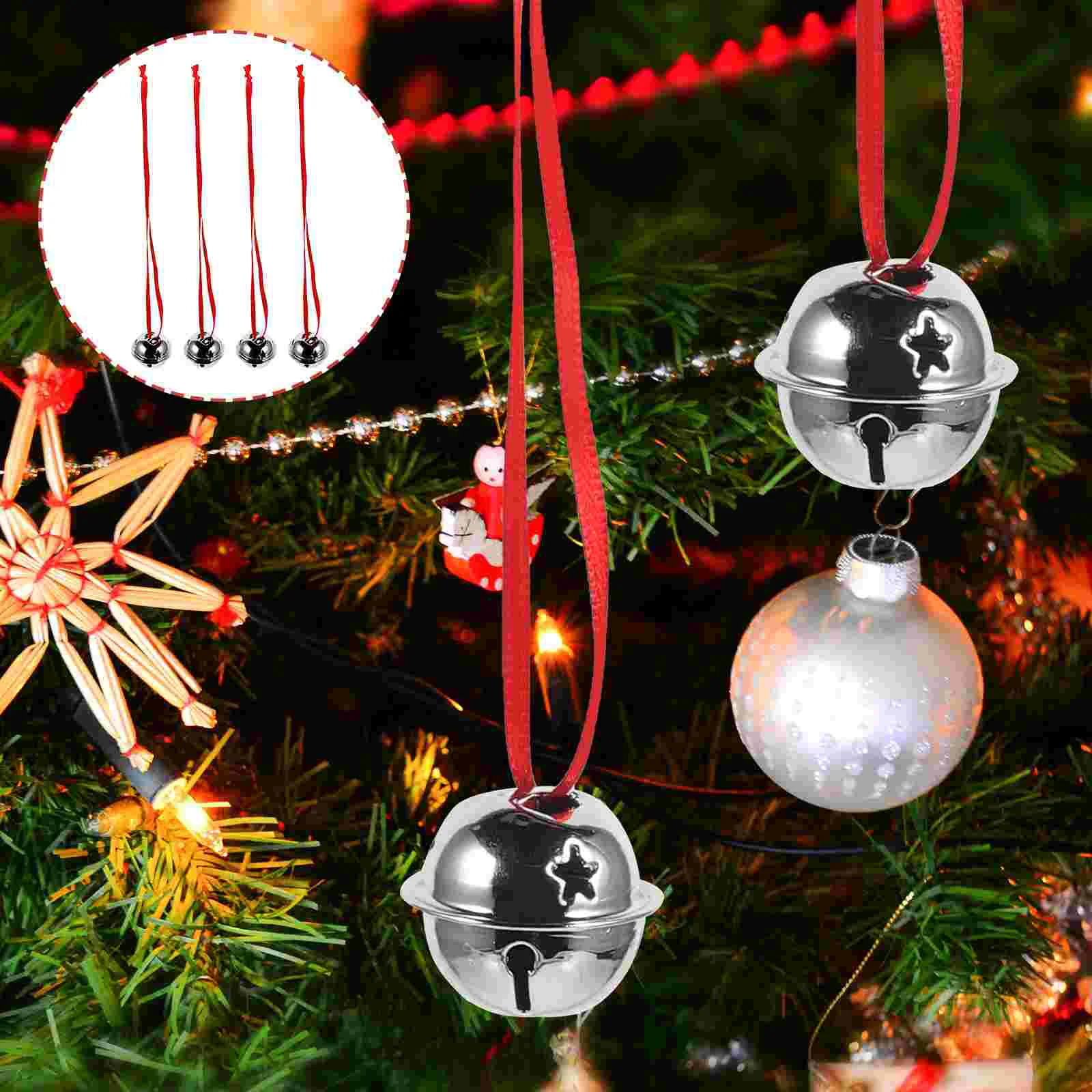 21Pcs 3cm Christmas Star Bells Shiny Sleigh Bells Christmas Bell DIY Wreath Garland Christmas Tree Hanging Ornaments ( Silver ) 
21Pcs 3cm Christmas Star Bells Shiny Sleigh Bells Christmas Bell DIY Wreath Garland Christmas Tree Hanging Ornaments ( Silver )