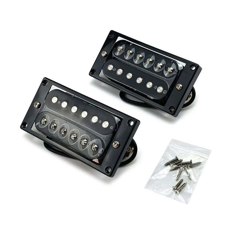 Electric Guitar Humbuckers Pickups Double Coil Guitar Bridge & Neck Pickups Set Electric Guitar Replacement Parts G99D
Electric Guitar Humbuckers Pickups Double Coil Guitar Bridge & Neck Pickups Set Electric Guitar Replacement Parts G99D