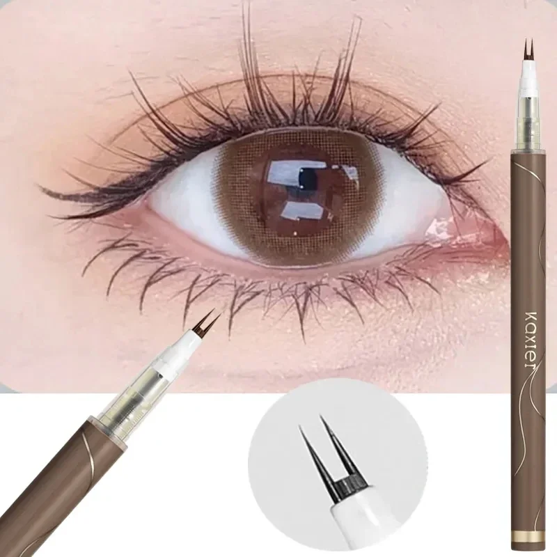 Waterproof 2 Fork Tip Lower Eyelash Pen Makeup Double Forked Liquid Eyeliner Pen Natural Black Brown Eye Brow Lower Lash Pencil
Waterproof 2 Fork Tip Lower Eyelash Pen Makeup Double Forked Liquid Eyeliner Pen Natural Black Brown Eye Brow Lower Lash Pencil