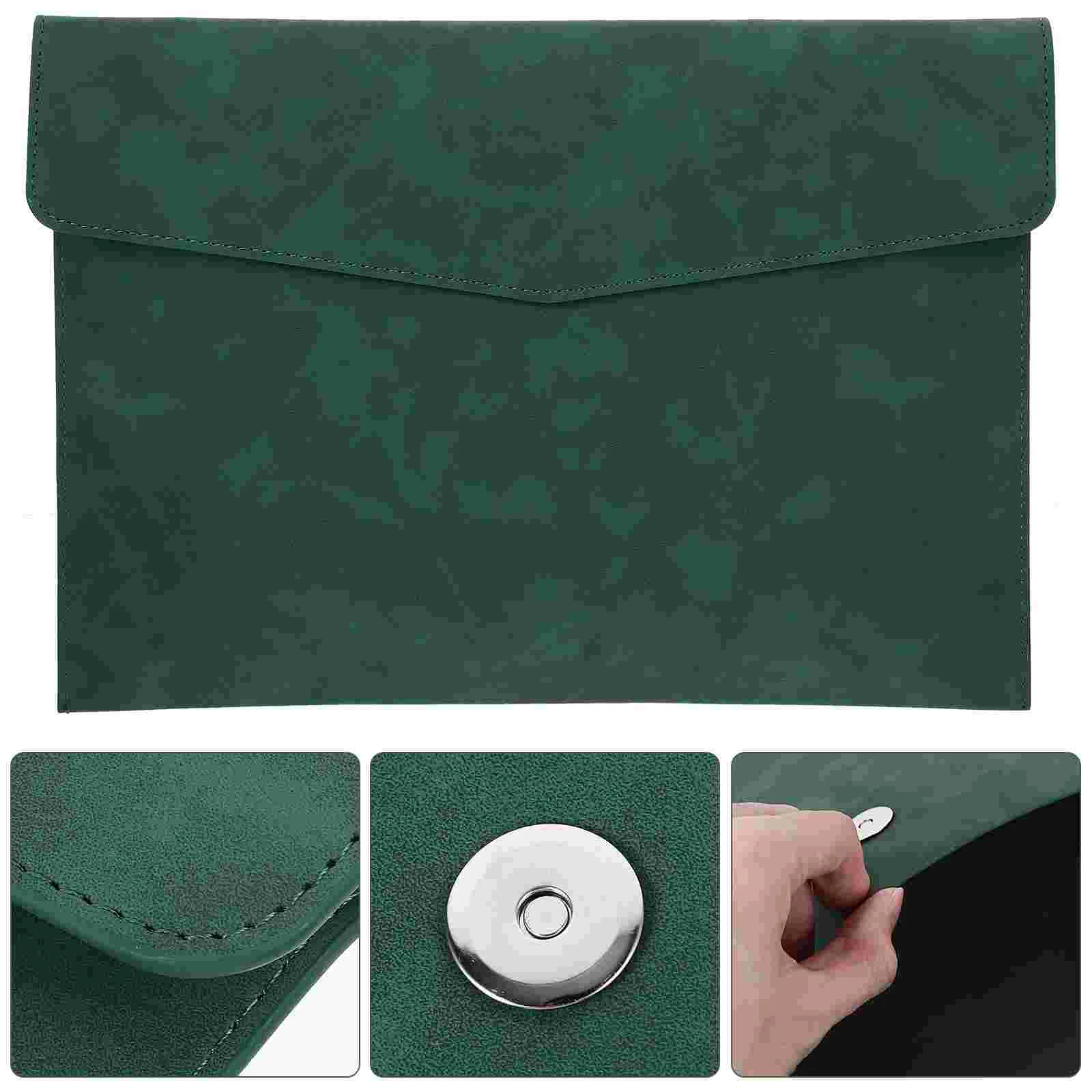 

Папка для файлов A4, сумка для хранения документов, портфель (зеленый), папки с карманами