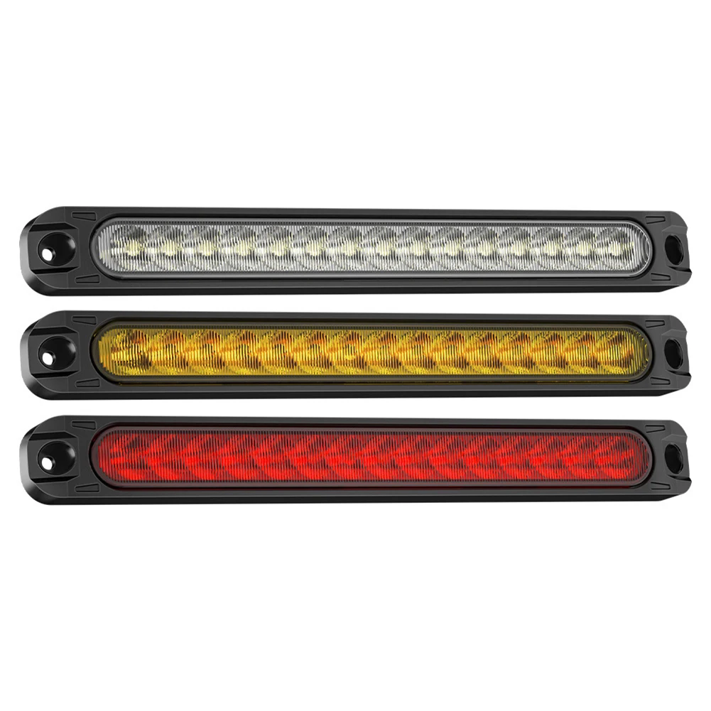 1/4X 15LED Car Light Bar 12V-24V High Mount Stop Light Brake Tail Light 3 Modes Universal For Cars For Carvans For Boats
1/4X 15LED Car Light Bar 12V-24V High Mount Stop Light Brake Tail Light 3 Modes Universal For Cars For Carvans For Boats
