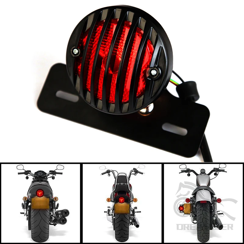Motorcycle Rear Tail Brake Stop Light Lamp For Bobber Chopper Street Glide Softail Scooters Road King Sportster 883
Motorcycle Rear Tail Brake Stop Light Lamp For Bobber Chopper Street Glide Softail Scooters Road King Sportster 883