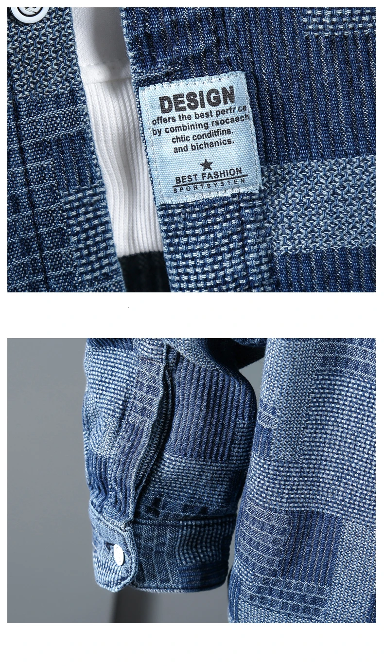 Personality Jacquard Men's Denim Shirt New Fashion Oversized Hip-hop Print Splicing Jeans Shirt Male Streetwear Plus Size 5XL 13 Mallzona S9f4f4ba50d6143a58a46d9e45bd0ddaes Personality Jacquard Men's Denim Shirt New Fashion Oversized Hip-hop Print Splicing Jeans Shirt Male Streetwear Plus Size 5XL Mallzona