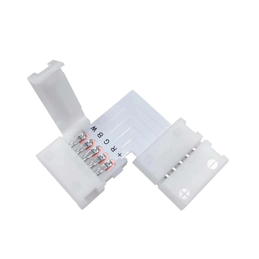 5 Pin 12mm Led Strip Light Connector L Shape PCB Solderless Connector 90 Degree Corner Connectors For SMD 5050 2835 RGBW RGBWW
5 Pin 12mm Led Strip Light Connector L Shape PCB Solderless Connector 90 Degree Corner Connectors For SMD 5050 2835 RGBW RGBWW