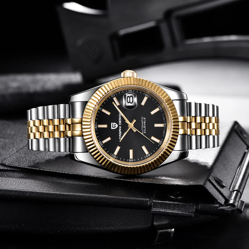 PAGANI DESIGN Man Automatic Watch Top Brand Luxury Mechanical Watch Stainless Steel 100M Waterproof Watch Men Clock Reloj Hombre PAGANI DESIGN Man Automatic Watch Top Brand Luxury Mechanical Watch Stainless Steel 100M Waterproof Watch Men Clock Reloj Hombre