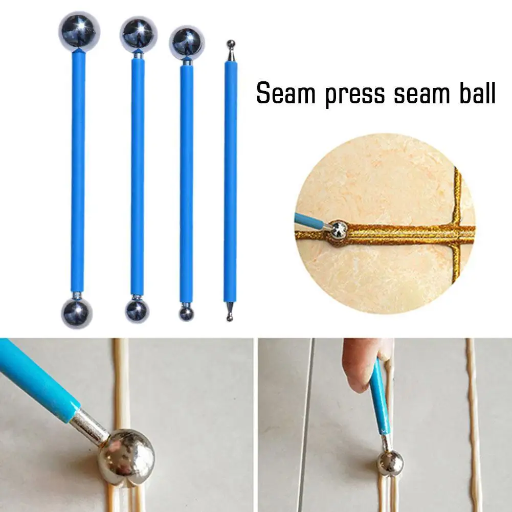 Double Steel Pressed Ball Tile Grout Repairing Floor Pressure Seam Stick Ceramic Floor Grout Glue Scraping Construction Tool
Double Steel Pressed Ball Tile Grout Repairing Floor Pressure Seam Stick Ceramic Floor Grout Glue Scraping Construction Tool