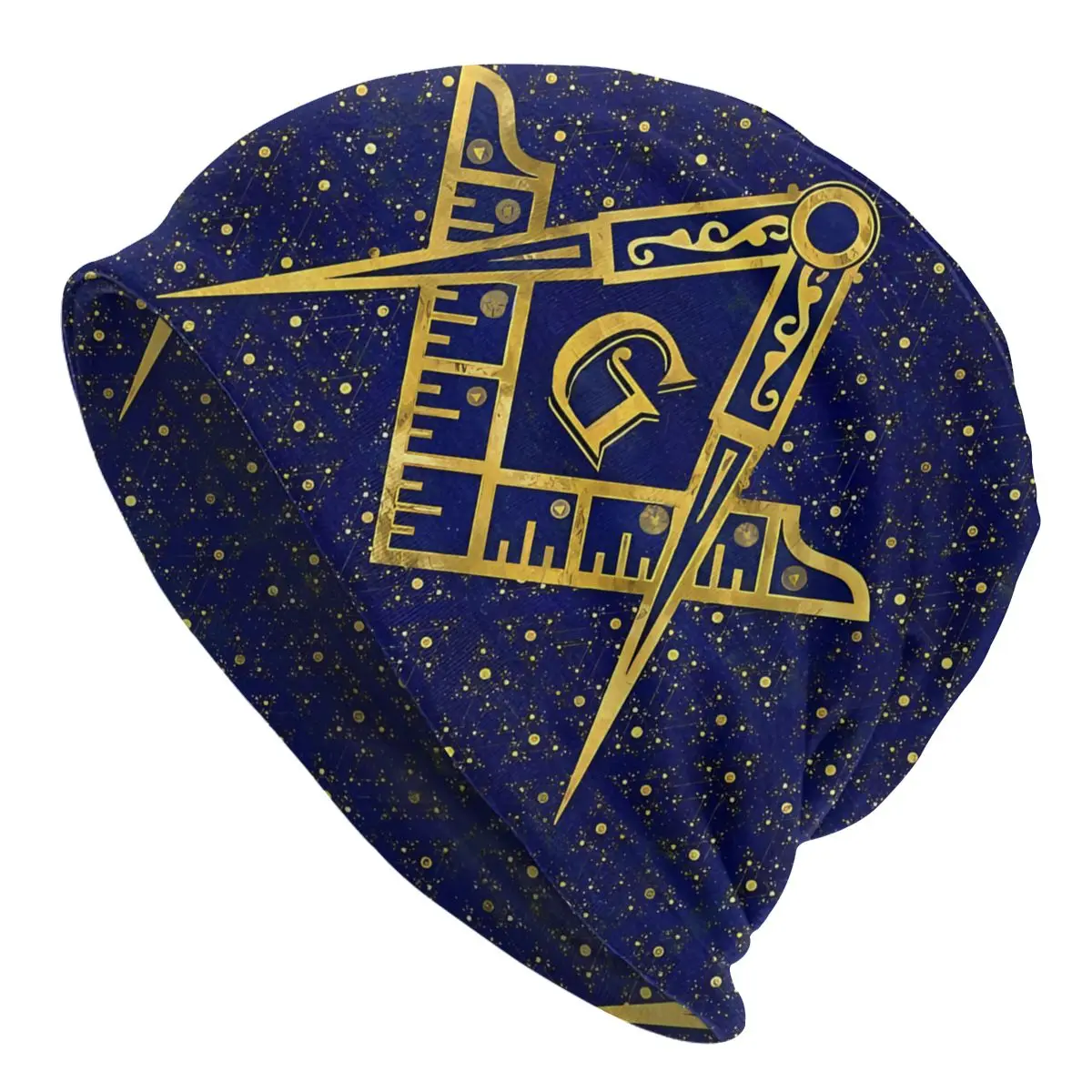 

Freemasonry Symbol Square And Compasses Thin Bonnet Homme Sport Freemason Skullies Beanies Caps Creative Hats