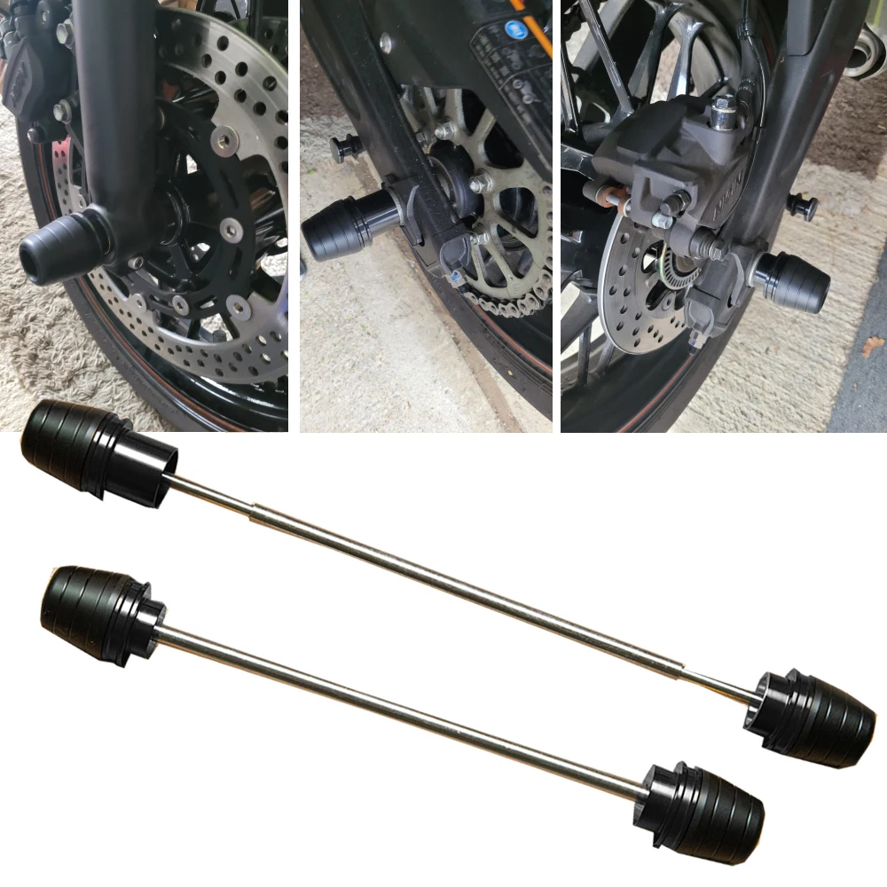 

Motorcycle Accessories Front Rear Wheel Axle Fork Crash Slider Pad for Kawasaki Z650RS Z 650 RS 2022 2023 Z650 RS Swingarm Spool