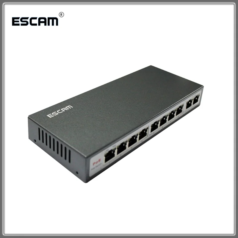 POE Switch 10 ports (8 ports POE+2 ports Uplink) POE IP cameras and wireless AP power CCTV System NVR POE Power Supply Adapter
POE Switch 10 ports (8 ports POE+2 ports Uplink) POE IP cameras and wireless AP power CCTV System NVR POE Power Supply Adapter
