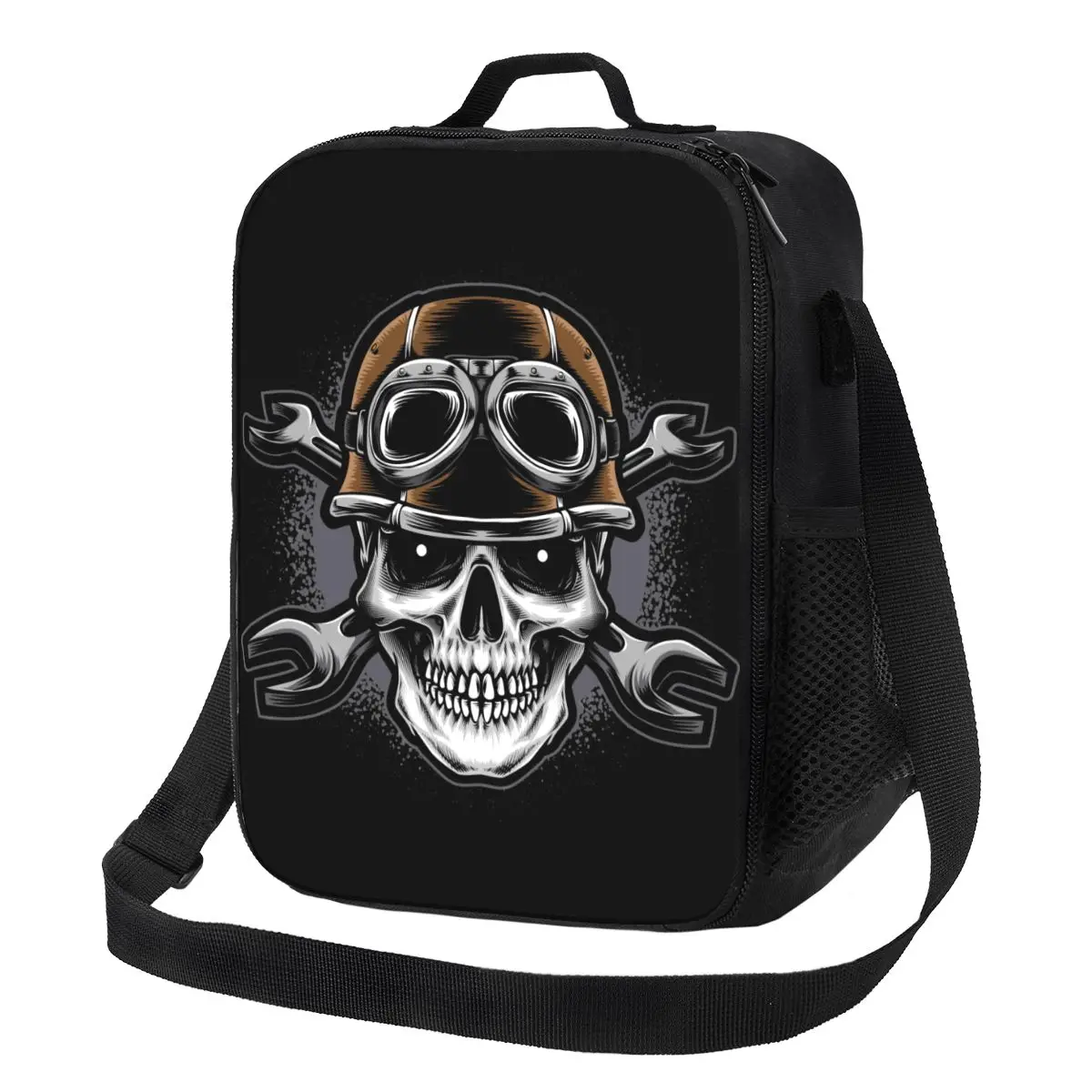 

Scuba Skull Dive Diver Resuable Lunch Boxes for Women Leakproof Thermal Cooler Food Insulated Lunch Bag School Children Student