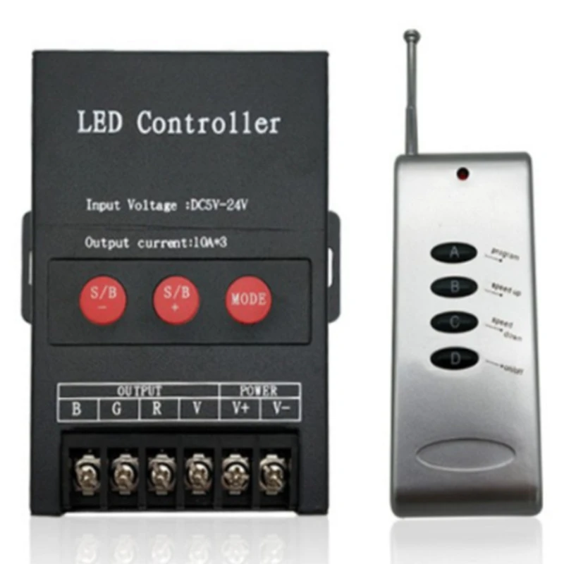 Hot 30A Led Controller IR Remote Big Power 360W BT Controller For RGB Strip Light DC5-24V
Hot 30A Led Controller IR Remote Big Power 360W BT Controller For RGB Strip Light DC5-24V