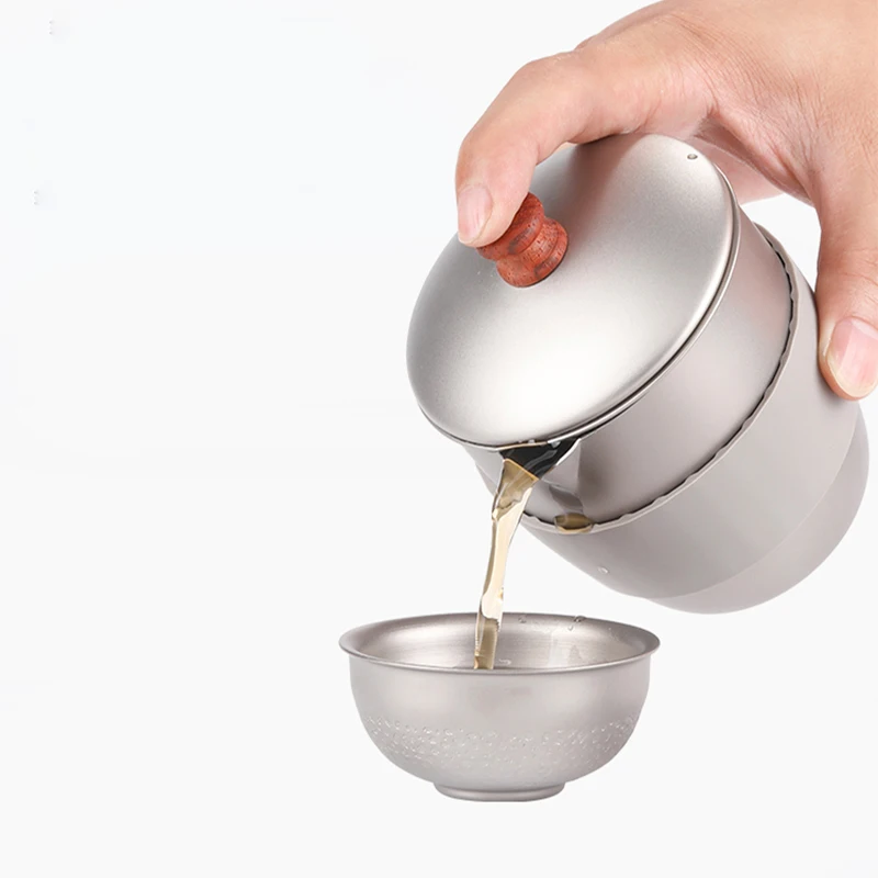 Titanium Brewer Barista Percolator Coffee Server Teapot 300ml Titanium Coffee Pot Coffee Kettle With Tea Infuser Filter
Titanium Brewer Barista Percolator Coffee Server Teapot 300ml Titanium Coffee Pot Coffee Kettle With Tea Infuser Filter