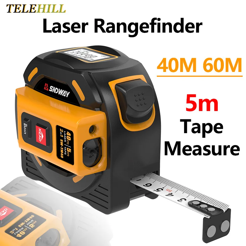 High Precision Laser Rangefinder LCD Display Digital Tape Measure 40M 60M Distance Meter Retractable Tape 5m Range Finder Ruler
High Precision Laser Rangefinder LCD Display Digital Tape Measure 40M 60M Distance Meter Retractable Tape 5m Range Finder Ruler