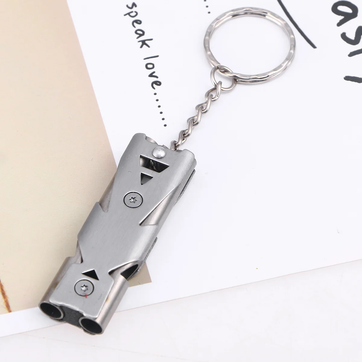 Emergency Whistle for Camping Double Tube Survival Whistles High Decibel Lifeguard
Emergency Whistle for Camping Double Tube Survival Whistles High Decibel Lifeguard