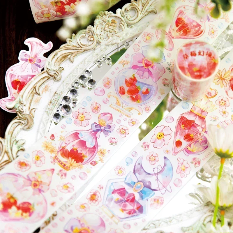 1Roll Tape 60mm*2M Strawberry Fantasy Collection Dreamy Handbook Planner Adhesives Stickers School Supplies Scrapbook
1Roll Tape 60mm*2M Strawberry Fantasy Collection Dreamy Handbook Planner Adhesives Stickers School Supplies Scrapbook