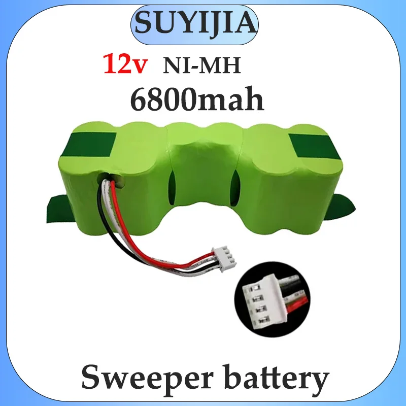 New DE55 12V Ni-MH 6800mAh Rechargeable Battery Pack for-Ecovacs Deebot DE5G DM88 902 901 610 Robot Vacuum Cleaner Battery Pack 
New DE55 12V Ni-MH 6800mAh Rechargeable Battery Pack for-Ecovacs Deebot DE5G DM88 902 901 610 Robot Vacuum Cleaner Battery Pack