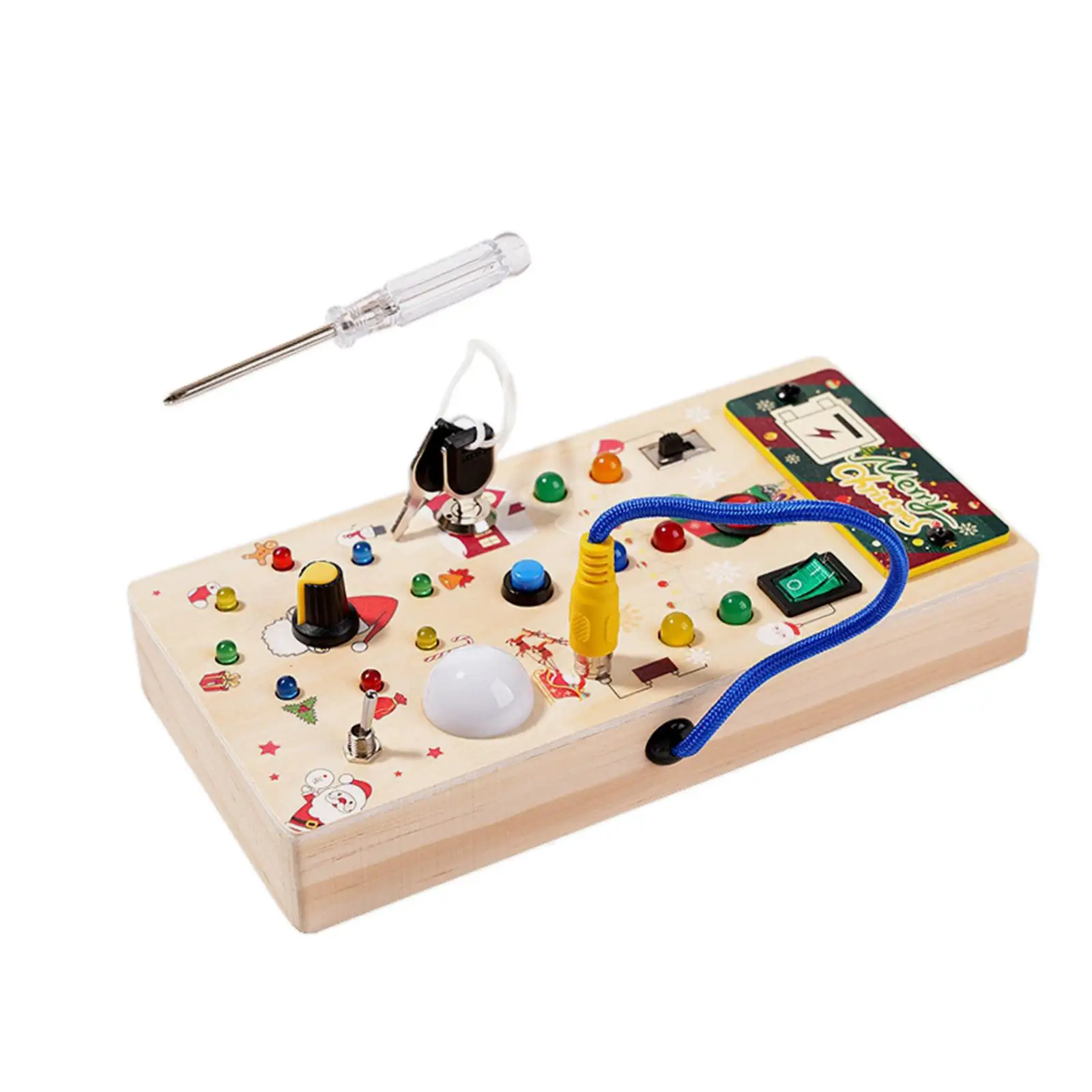 LED Busy Board Fine Motor Skills Cognition Games Travel Toy Lights Switch Toy for Girls Toddlers Boys Children Christmas Present
LED Busy Board Fine Motor Skills Cognition Games Travel Toy Lights Switch Toy for Girls Toddlers Boys Children Christmas Present