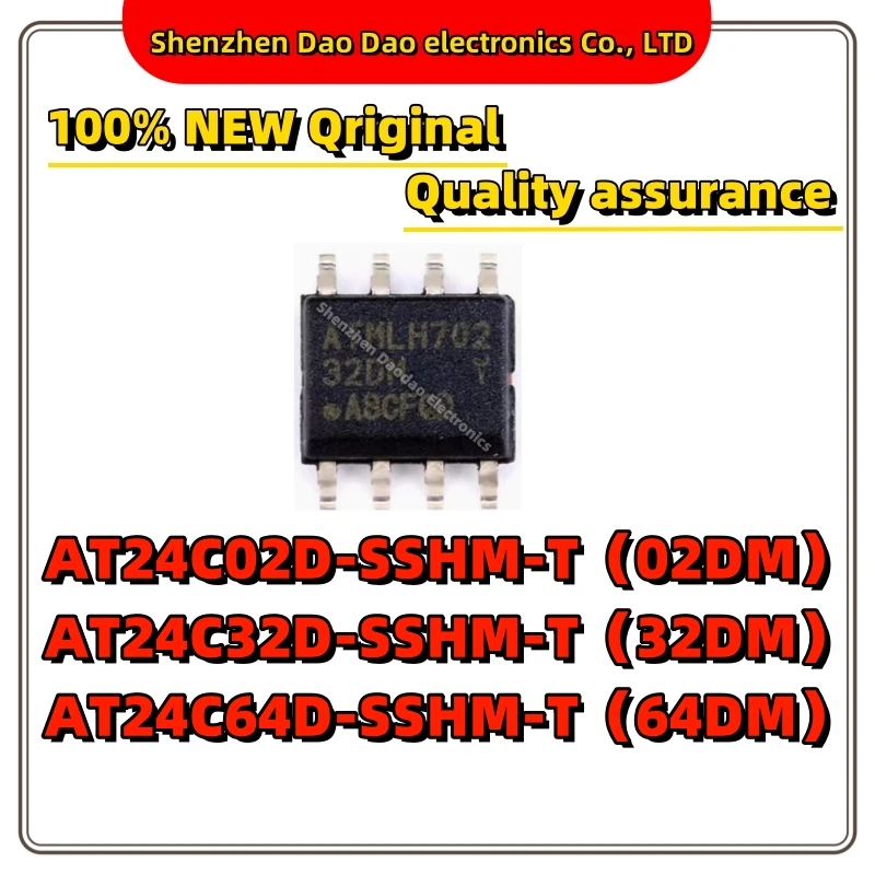 10Pcs AT24C02D-SSHM-T 02DM AT24C32D-SSHM-T 32DM AT24C64D-SSHM-T 64DM IC Chip SOP-8 EEPROM serial memory chip
10Pcs AT24C02D-SSHM-T 02DM AT24C32D-SSHM-T 32DM AT24C64D-SSHM-T 64DM IC Chip SOP-8 EEPROM serial memory chip