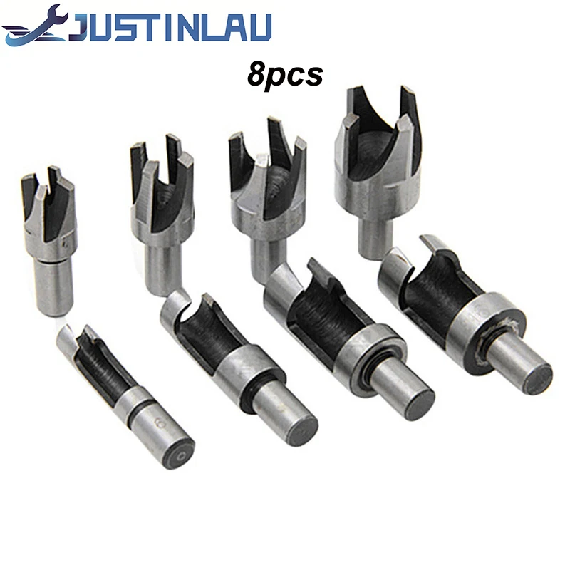 JUSTINLAU 8pcs Wood Plug Cutter Claw Cylinder Tenon Drill Bit Set Straight Tapered Woodworking Cork Drill Bit Knife Cutting Tool
JUSTINLAU 8pcs Wood Plug Cutter Claw Cylinder Tenon Drill Bit Set Straight Tapered Woodworking Cork Drill Bit Knife Cutting Tool